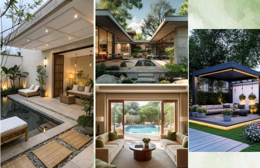 Manicured Lawns at Sariska Retreat